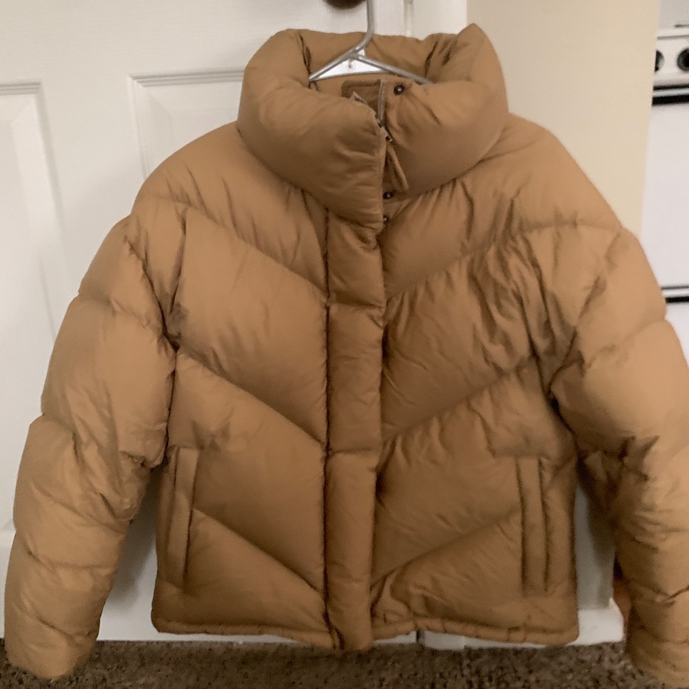 ARITZIA CLOUD PUFF TAN JACKET